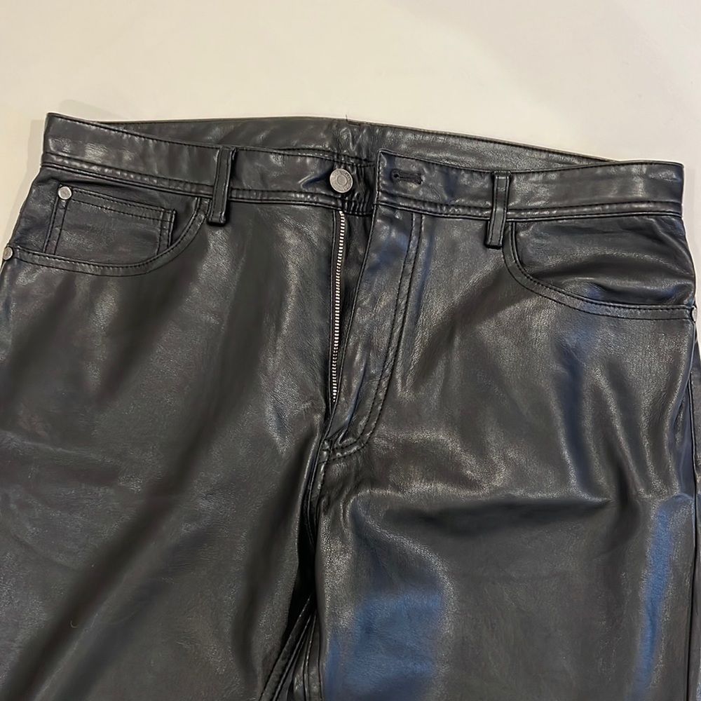 Zara Faux Leather Pants